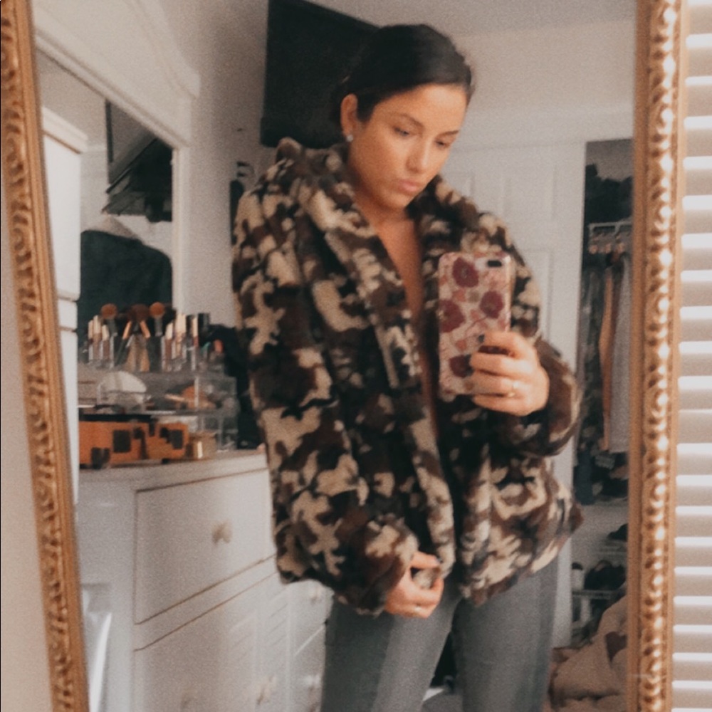 cute cameo soft jacket with hood